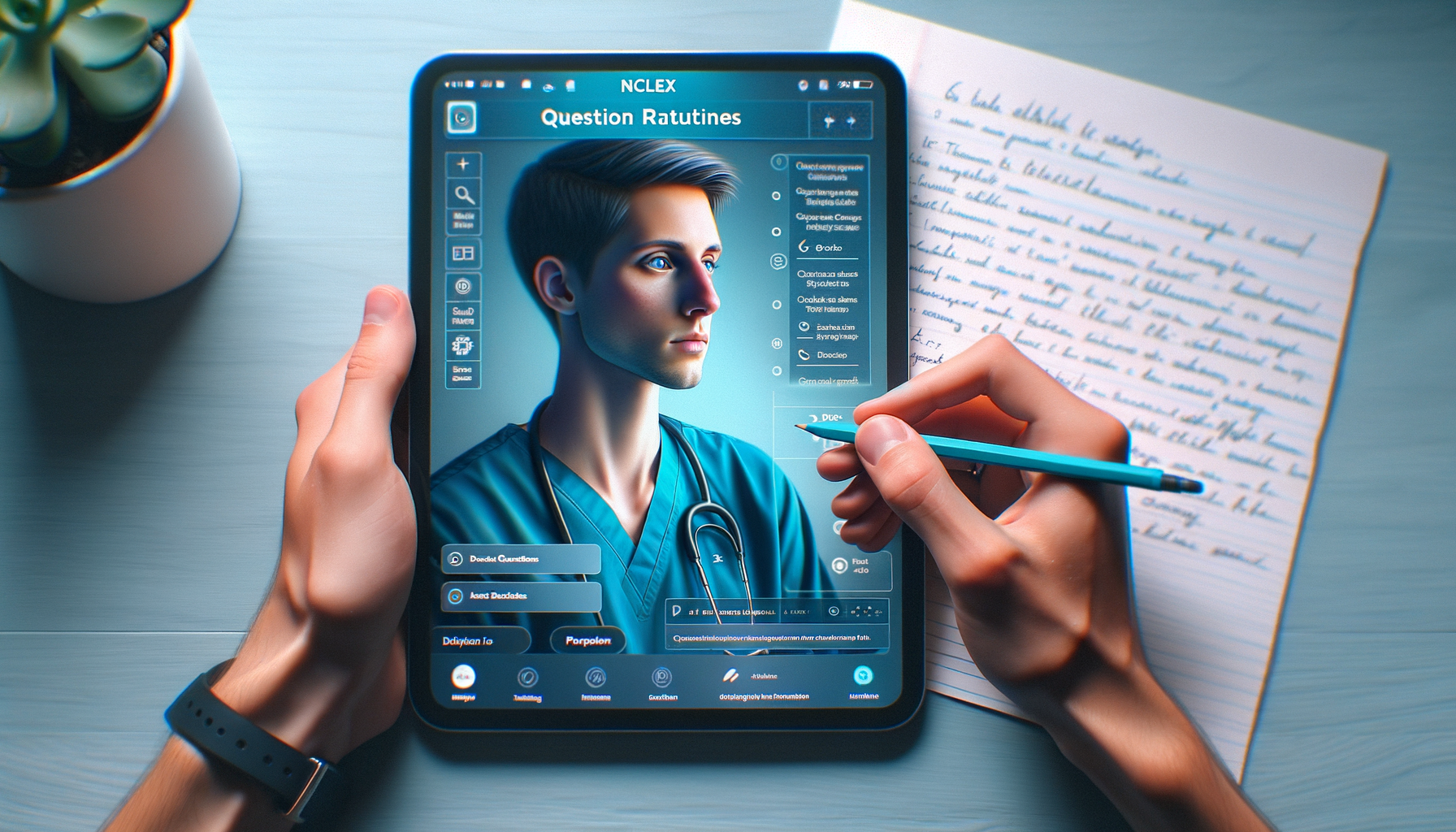 NCLEX readiness dashboard visual